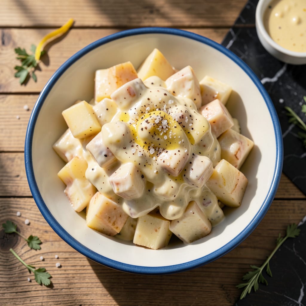 Visual representation of McAlister's Potato Salad Recipe: Creamy Deli Style With a Tangy Kick