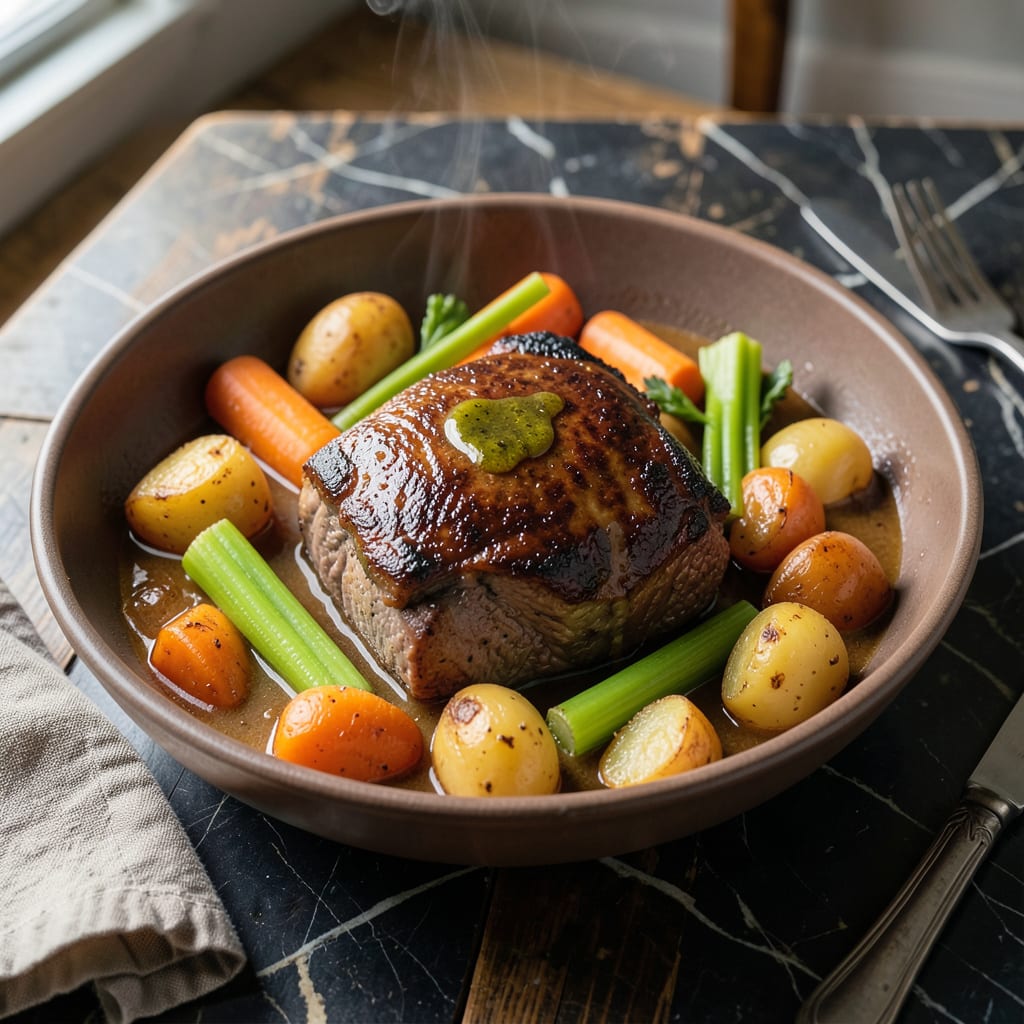 Complete mccormick pot roast crock pot recipe overview image