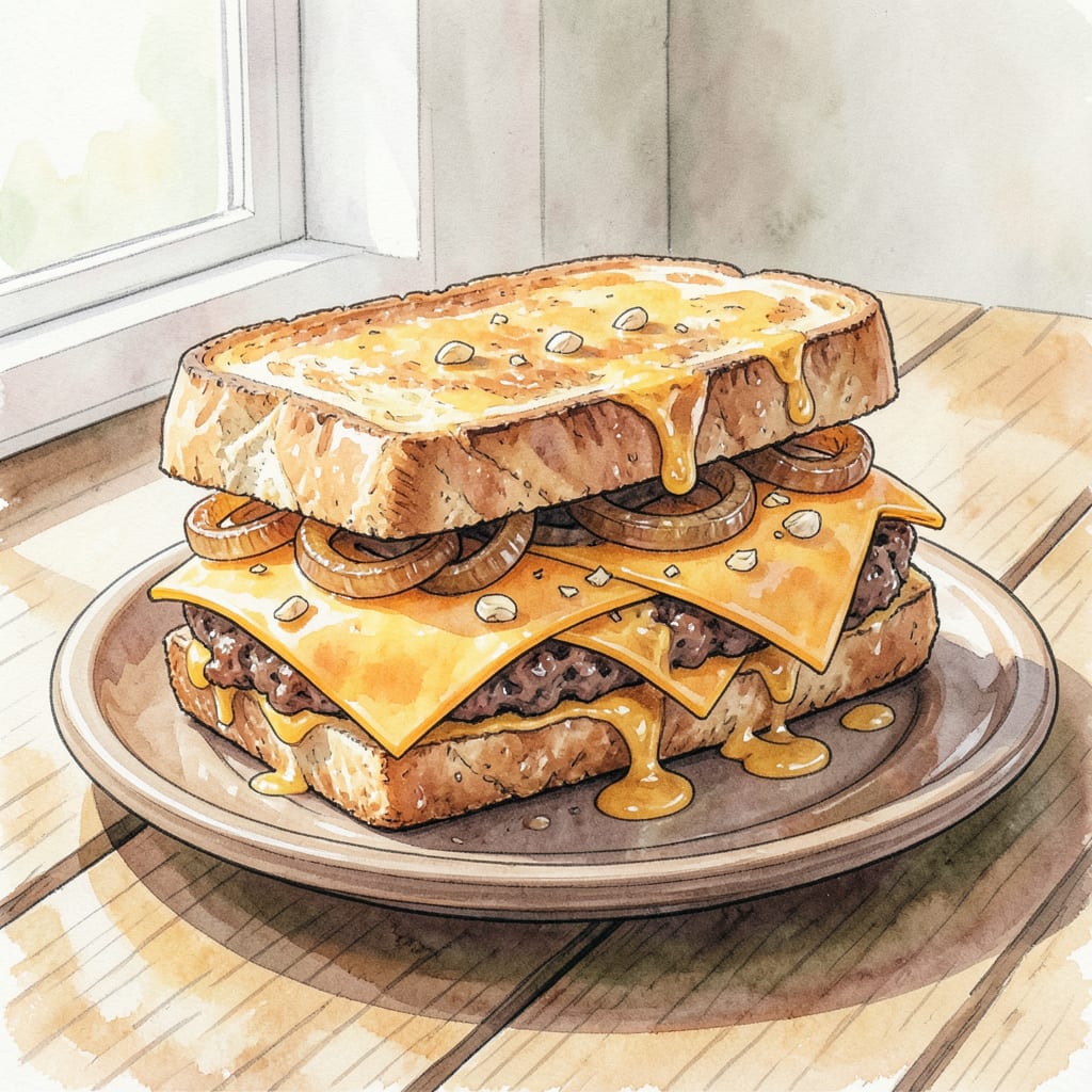 Visual representation of McDonald's Cheddar Melt Recipe: Copycat Comfort Food Perfection