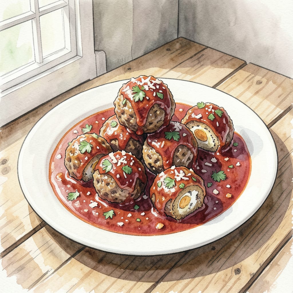 meatball halloween recipe detailed visual guide