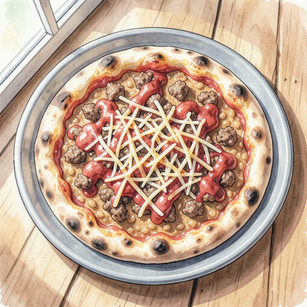 Mexican Pizza School Lunch Recipe: Kid Approved Weeknight Favorite example with annotations