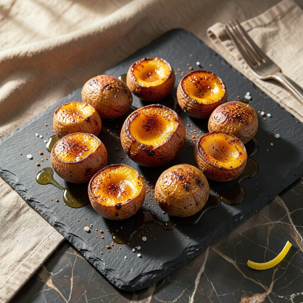 mini sweet potato recipe illustration with key details
