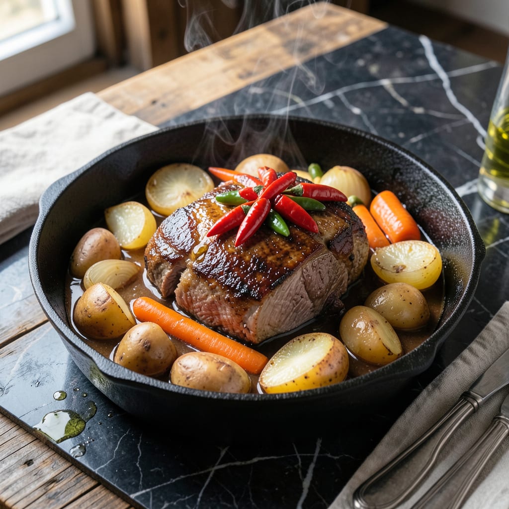 Missouri Pot Roast Recipe: Tender Beef With Pepperoncini Zing example with annotations