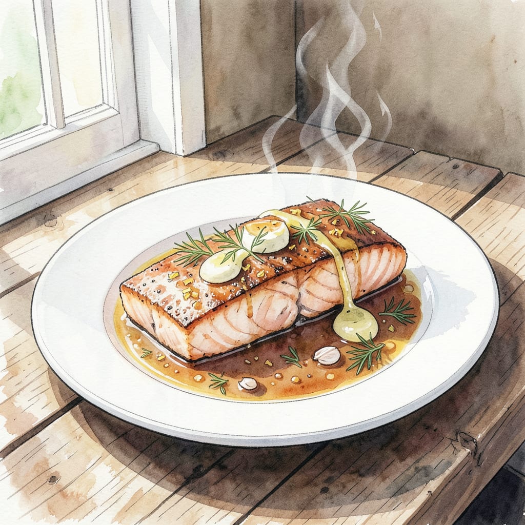 Visual representation of misty copeland salmon recipe