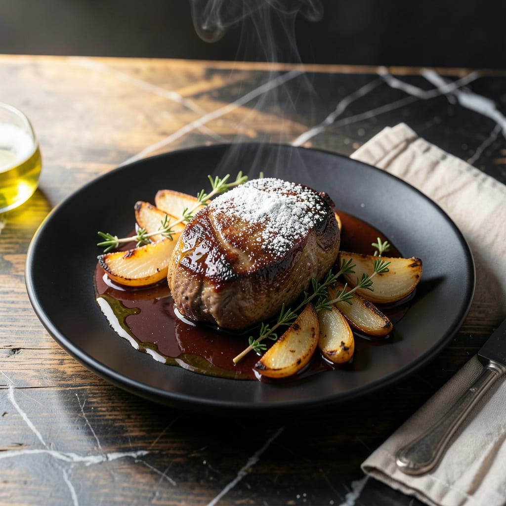 Visual representation of Modern Pot Roast Recipe: Red Wine Braised With Herbs