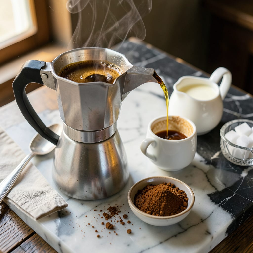 Complete Moka Pot Recipe: Rich Italian Coffee in Minutes overview image