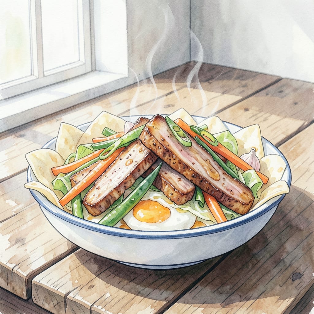 Visual representation of Moo Shu Pork HelloFresh Recipe: Restaurant Style Wraps in 30 Minutes