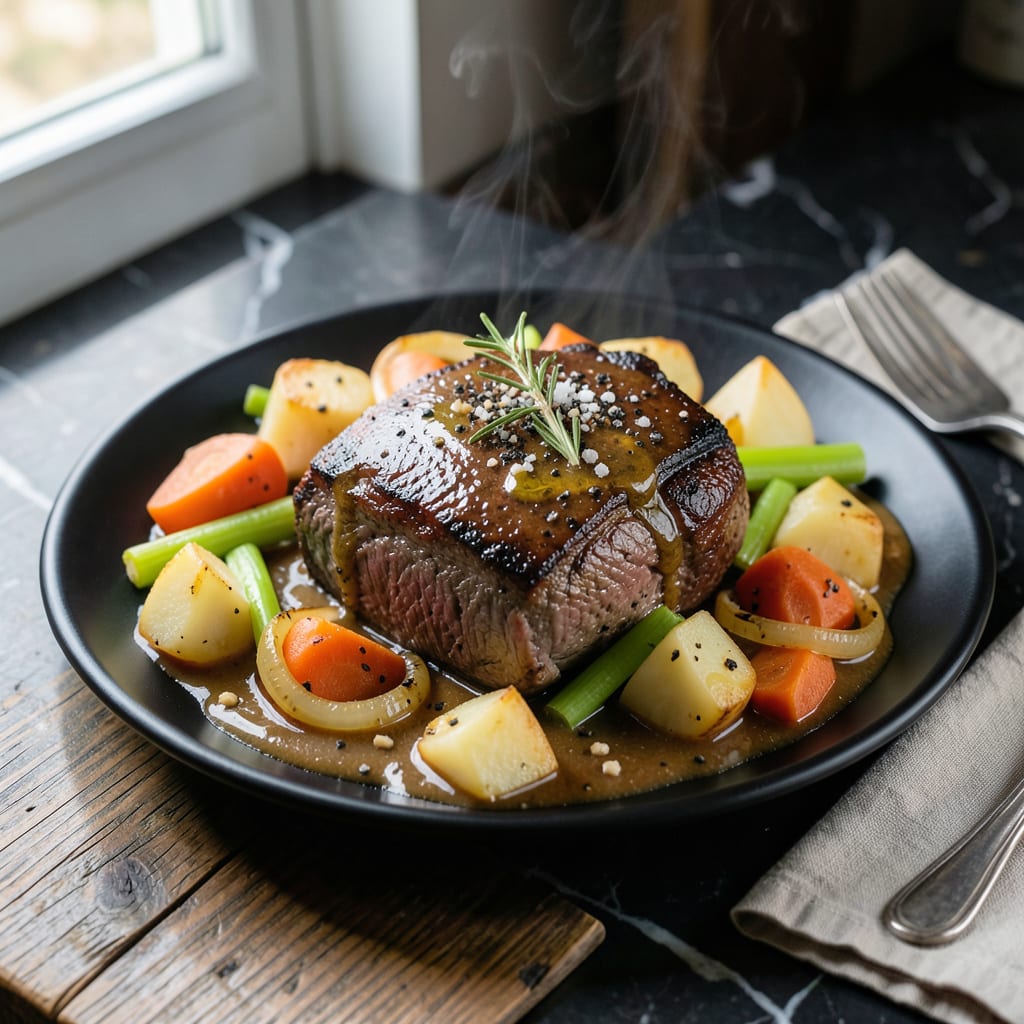 Comprehensive Ms Pot Roast Recipe: Dutch Oven Braised With Root Vegetables visual reference