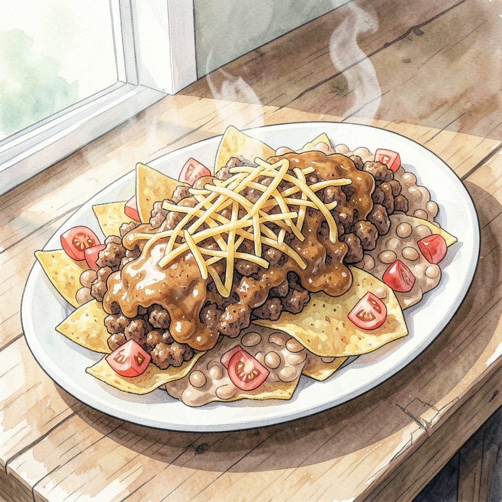 Nacho Dinner Recipe: Ultimate Comfort Food in 30 Minutes illustration with key details