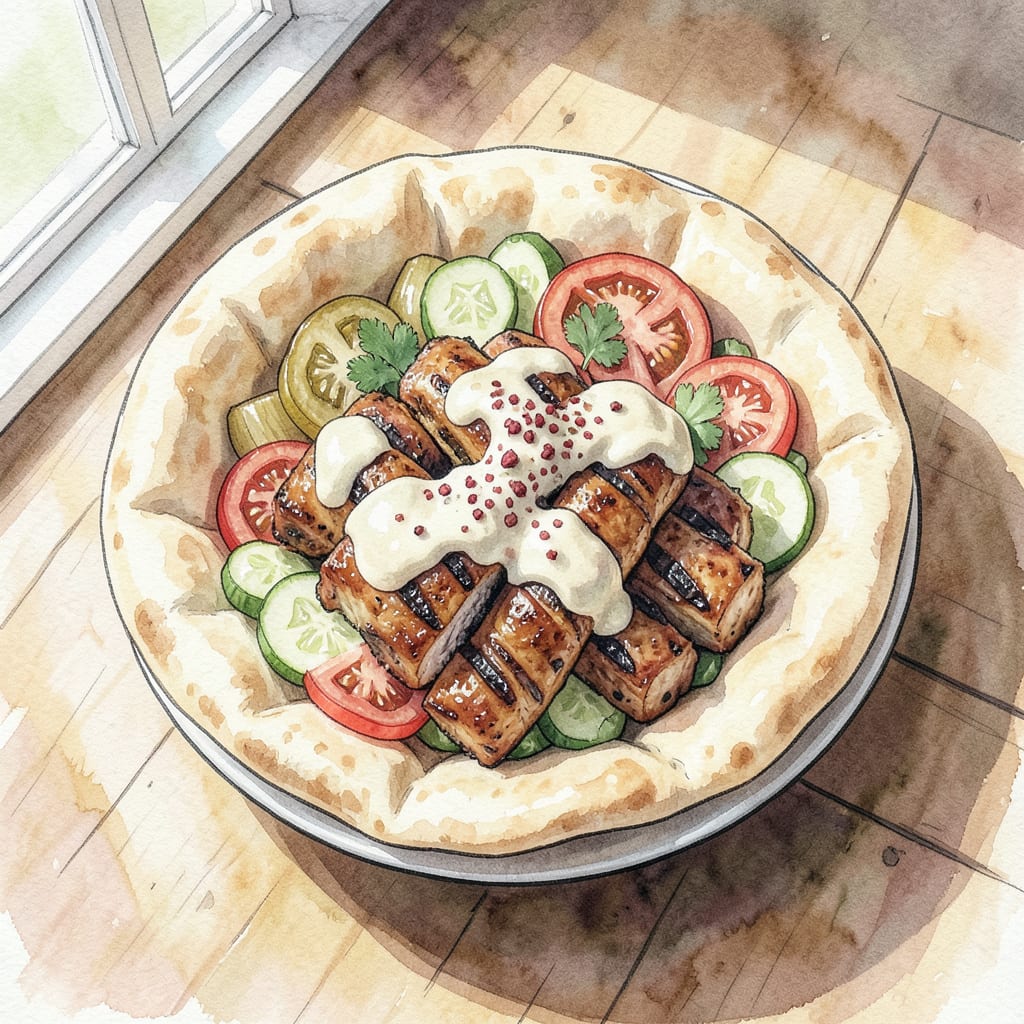 Comprehensive Naf Naf Chicken Shawarma Recipe: Street Food Flavors at Home visual reference