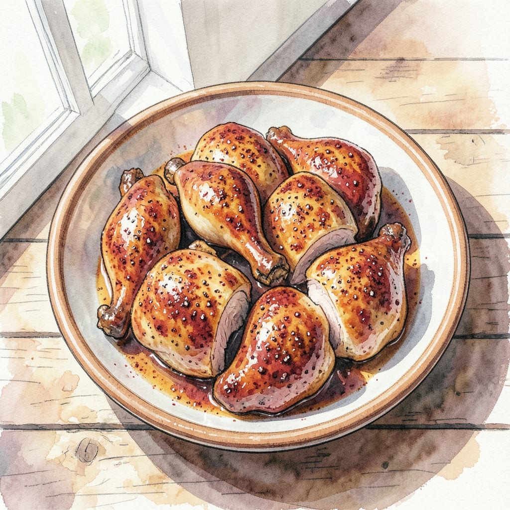 nelsons port a pit chicken recipe illustration with key details