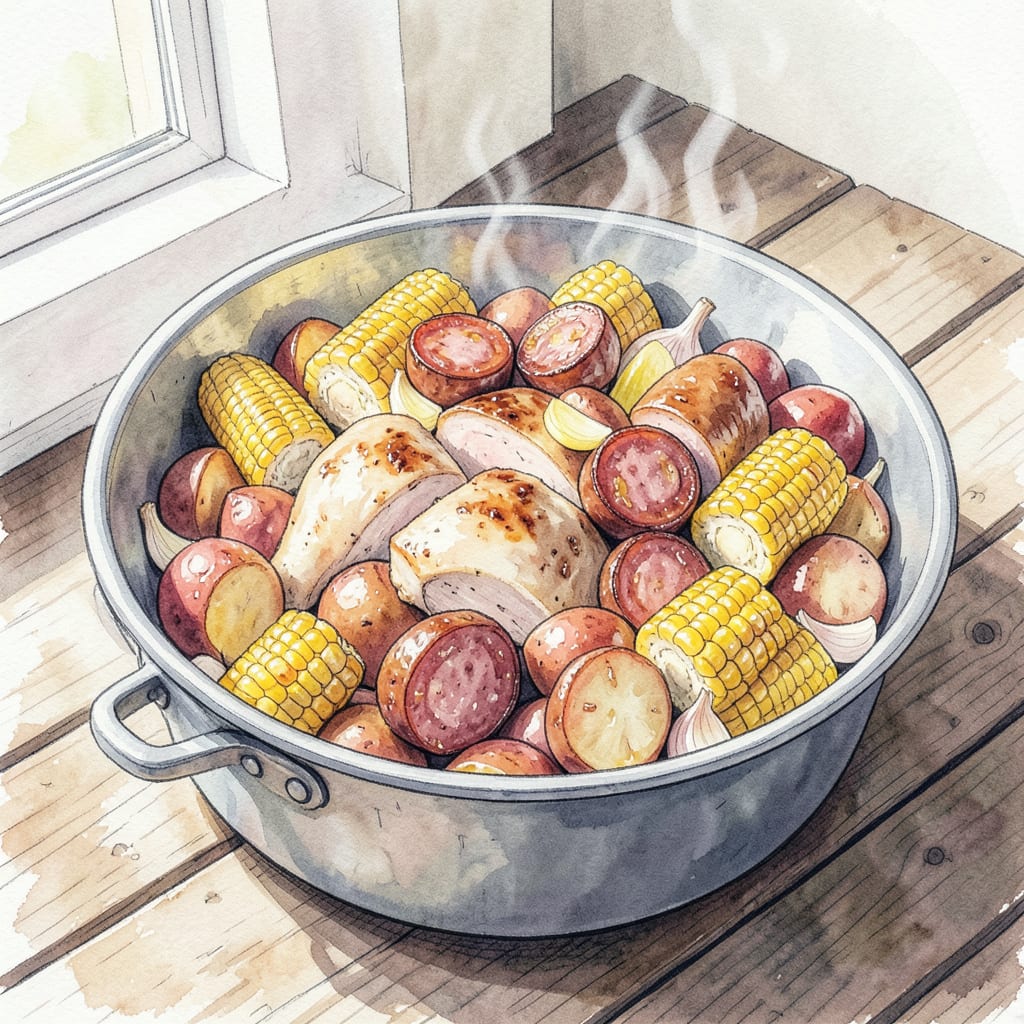 Comprehensive Non Seafood Boil Recipe: Hearty Land Lover's Feast in One Pot visual reference