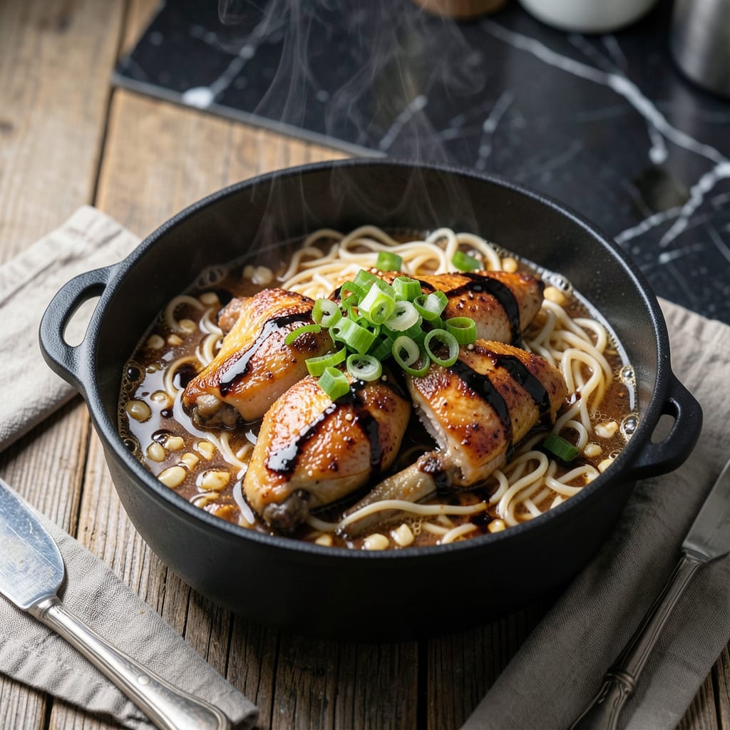 Complete Noodle Pot Recipe: One Pot Asian Inspired Comfort overview image