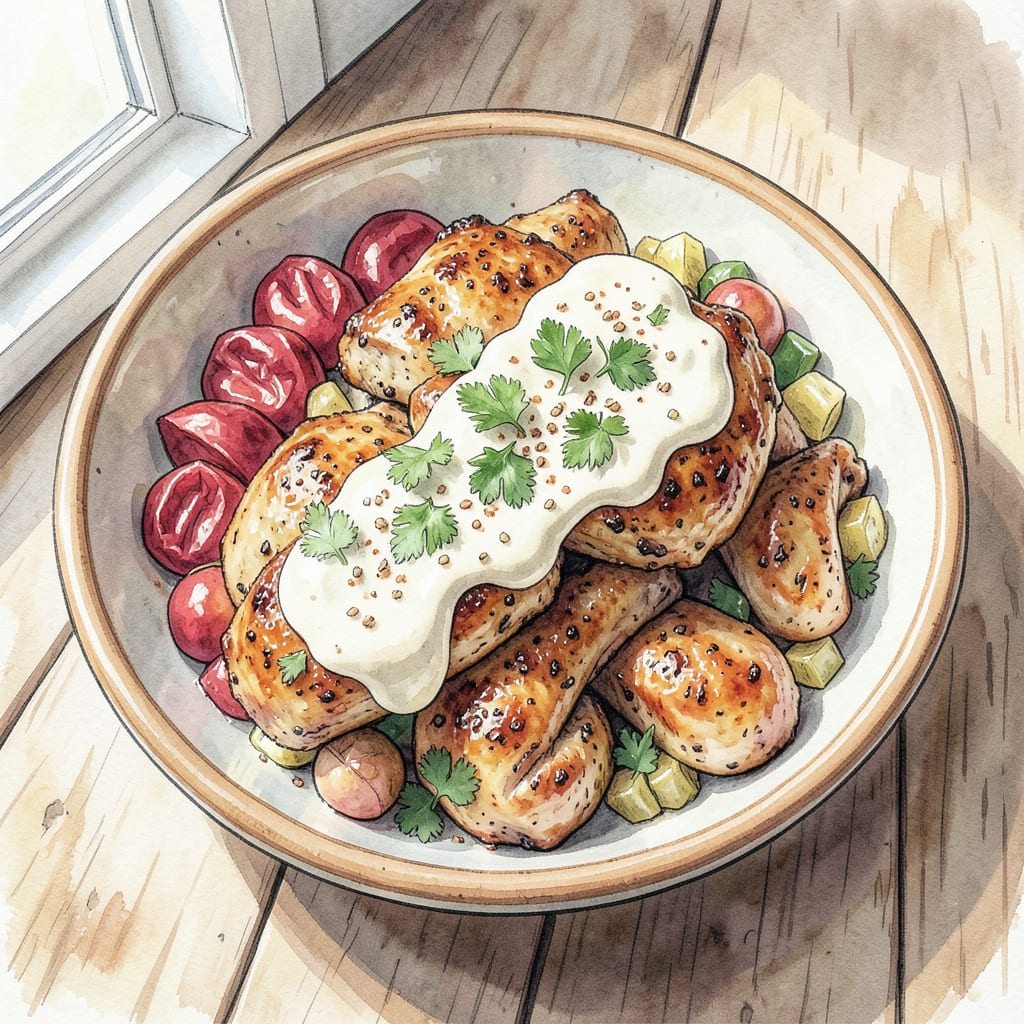 Visual representation of NYT Chicken Shawarma Recipe: Middle Eastern Street Food Perfection