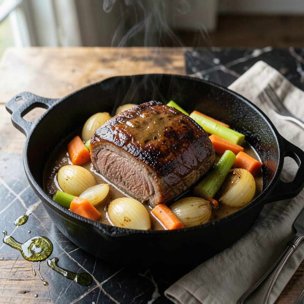 Complete Old Fashioned Yankee Pot Roast Recipe: Slow Braised New England Tradition overview image