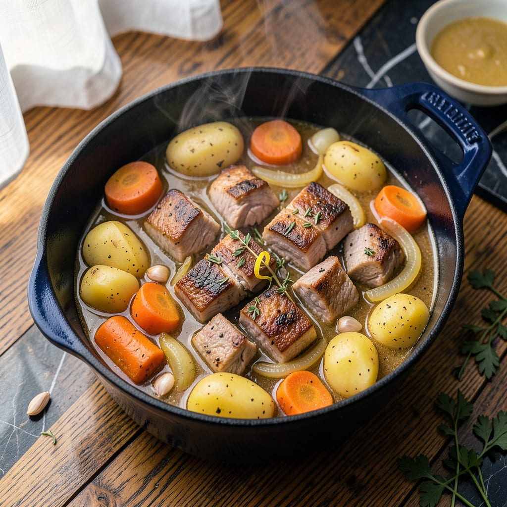 Visual representation of One Pot Pork Stew Recipe: Hearty Comfort in Under an Hour