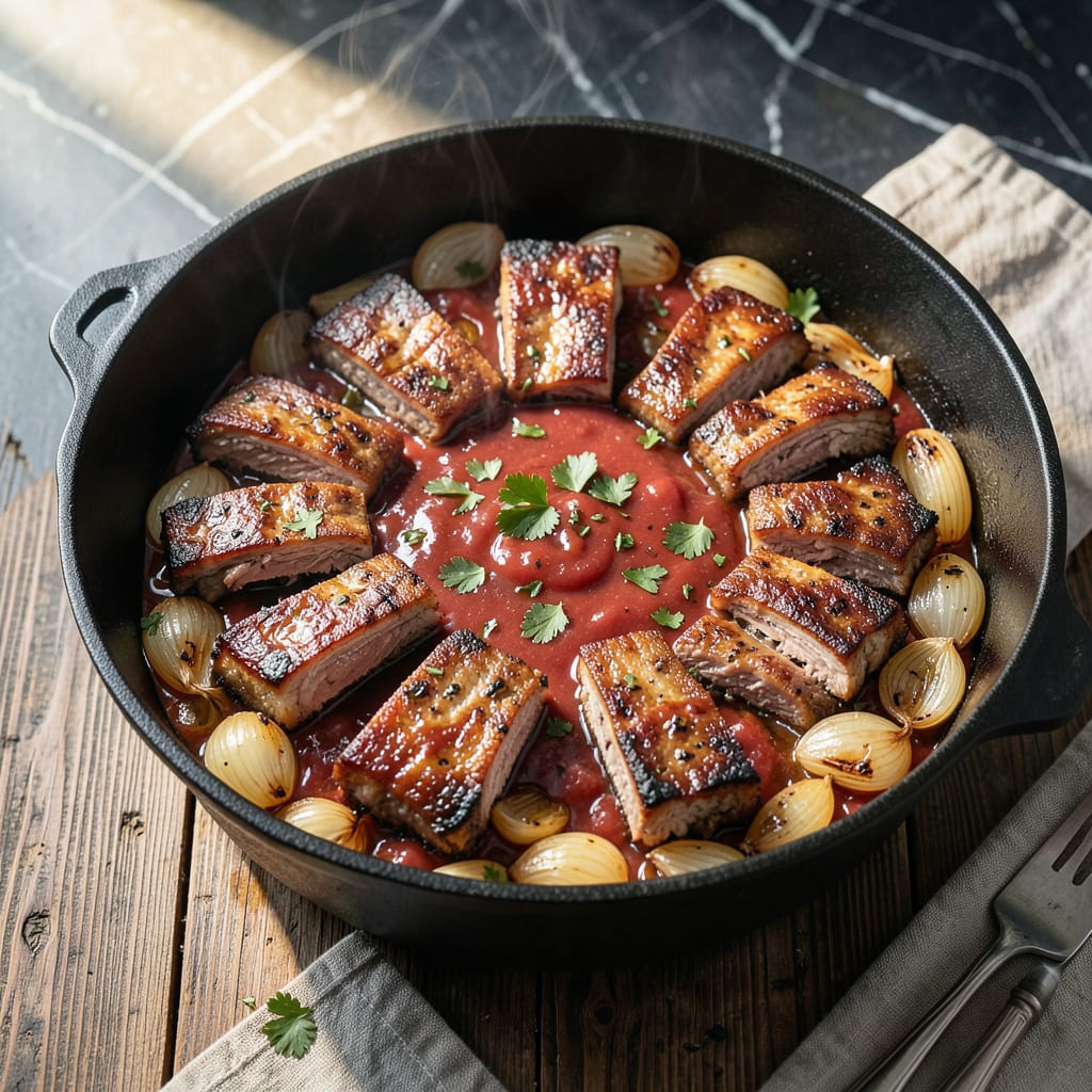 Complete one pot ribs recipe overview image