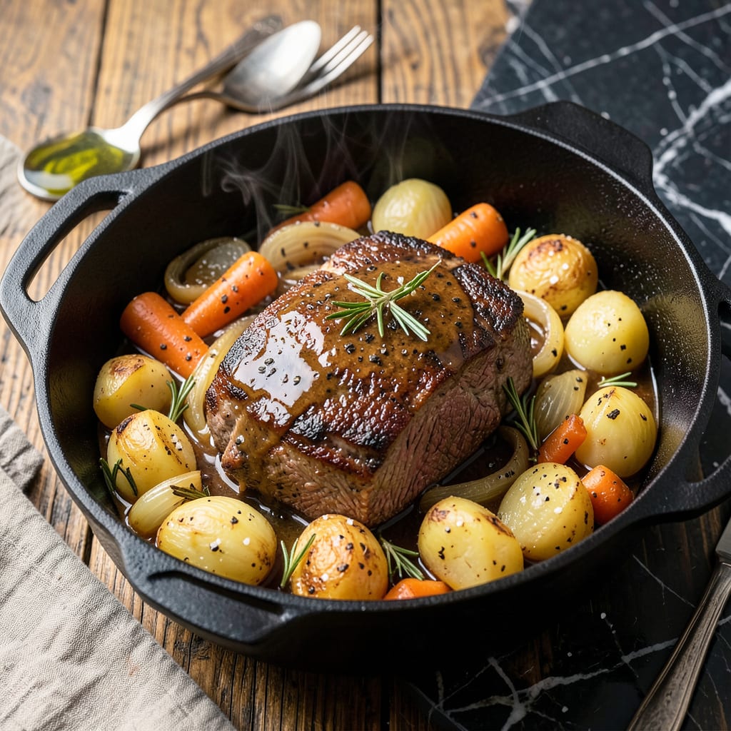 Organic Pot Roast Recipe: Fork Tender Beef With Root Vegetables detailed visual guide
