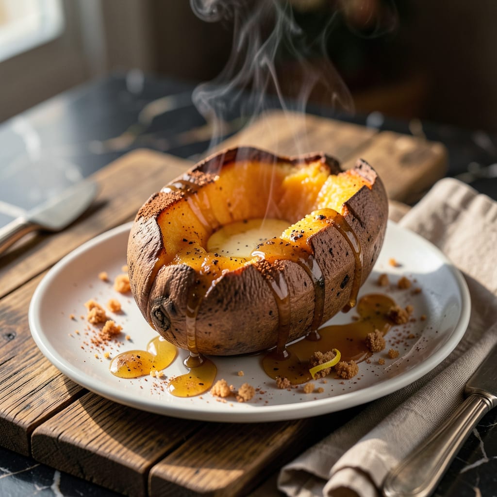 Outback Sweet Potato Recipe: Honey Butter Glaze Like the Restaurant detailed visual guide