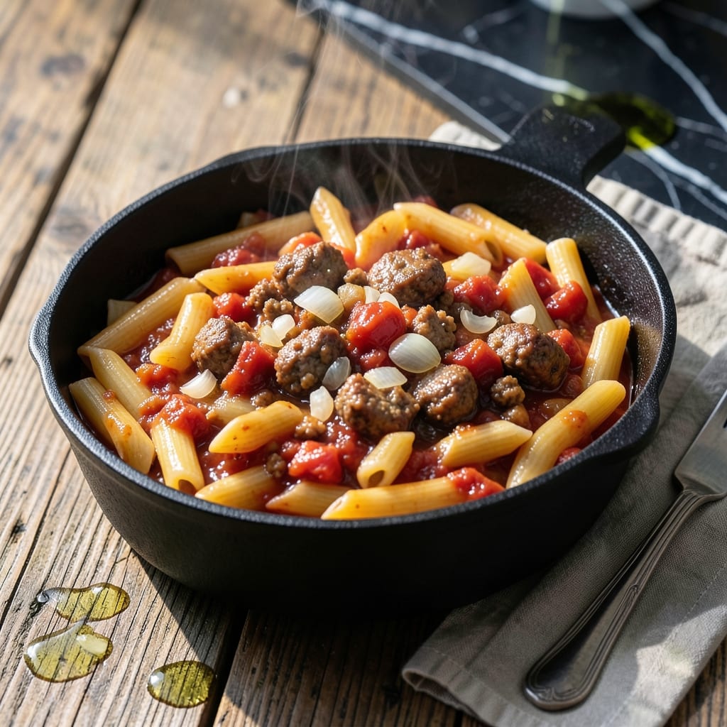 Pasta Pot Recipe: One Pot Weeknight Meal Magic example with annotations