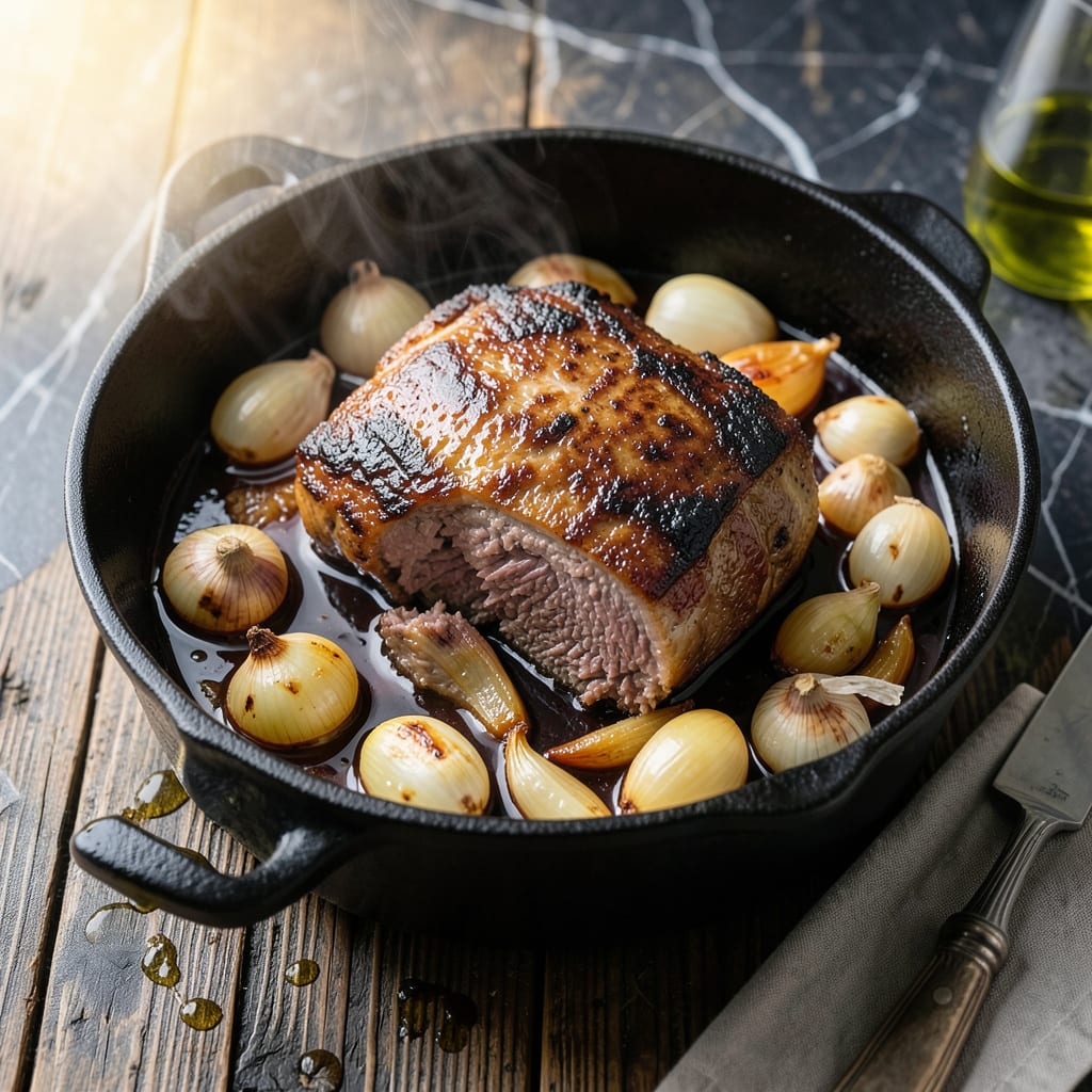 Complete Pepperbellypete Pot Roast Recipe: Slow Braised Beef with Herbed Gravy overview image