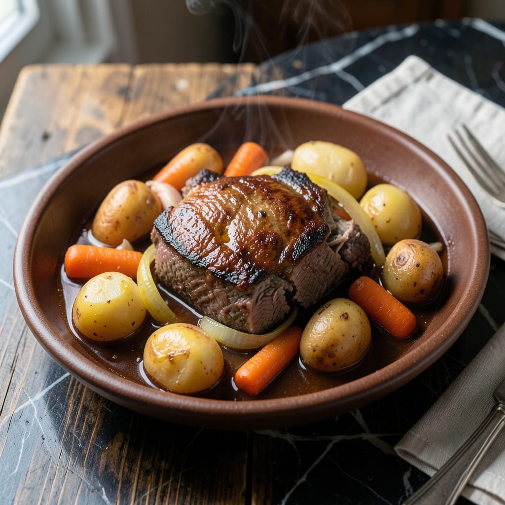 Visual representation of pepsi pot roast crock pot recipe