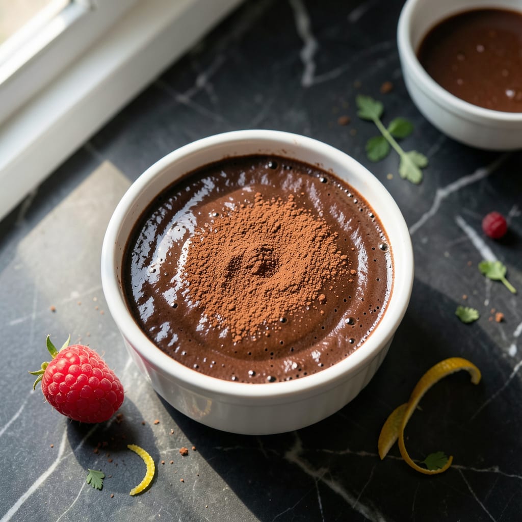 Comprehensive Petit Pot Recipe: French Style Chocolate Custard in Glass Jars visual reference