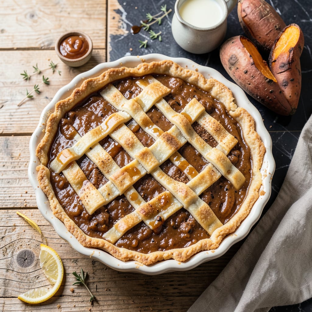 Pioneer Woman’s Sweet Potato Pie Recipe: Creamy Spiced Filling in Flaky Crust
