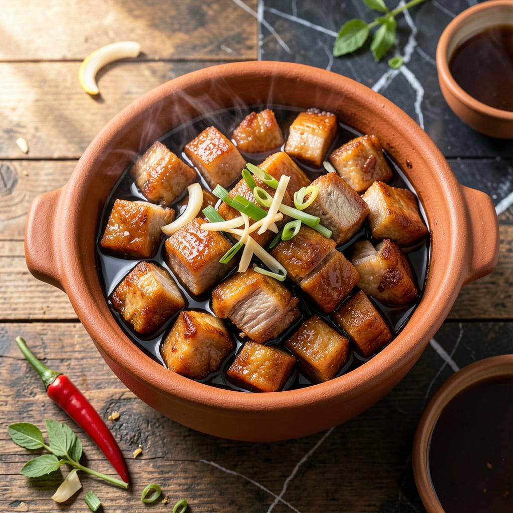 pork clay pot recipe detailed visual guide