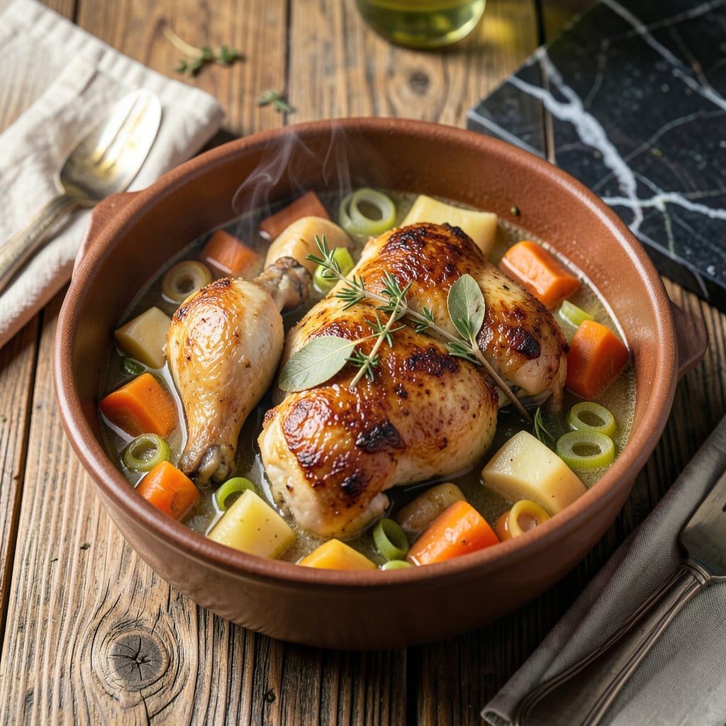 Comprehensive Pot Au Feu Recipe Chicken: French Style Comfort With Root Vegetables visual reference