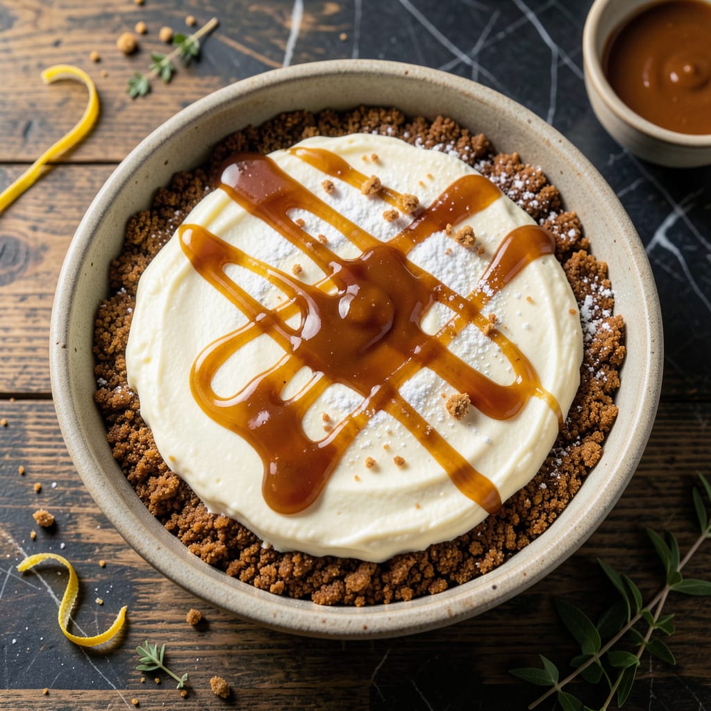 pot cheesecake recipe example with annotations