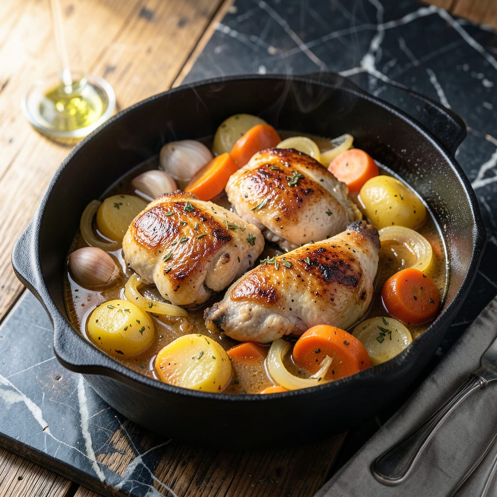 Pot Dishes Recipe: Hearty One Pot Family Comfort illustration with key details