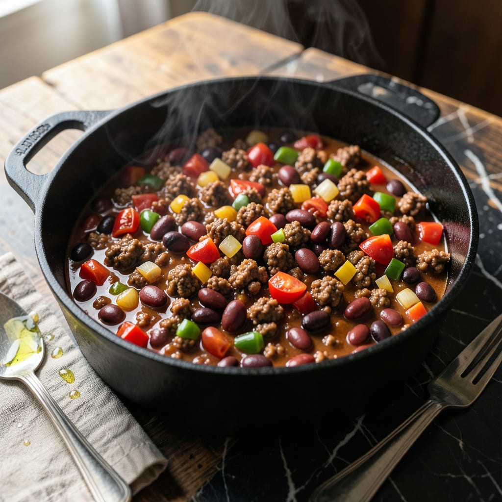 Comprehensive pot luck recipe visual reference