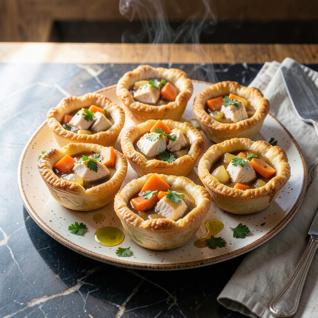 pot pie cups recipe detailed visual guide