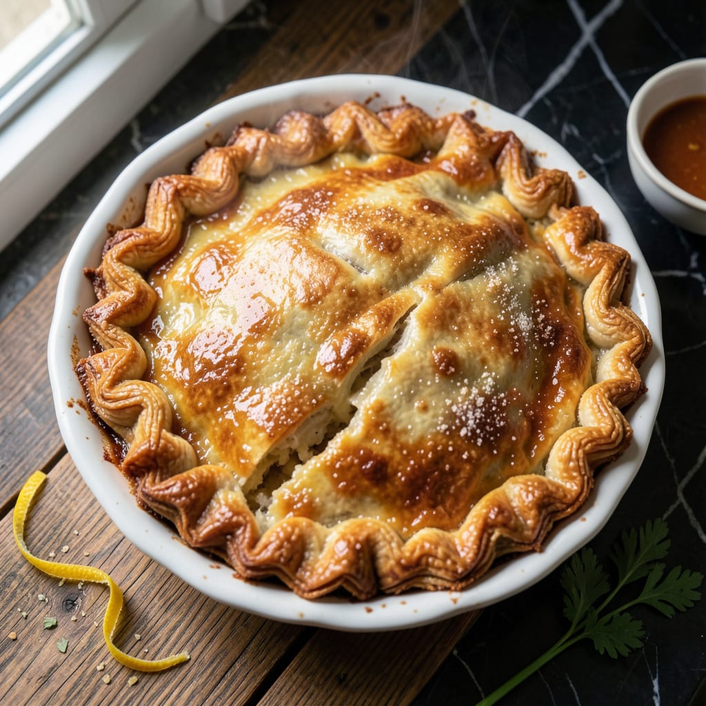 Complete pot pie shell recipe overview image