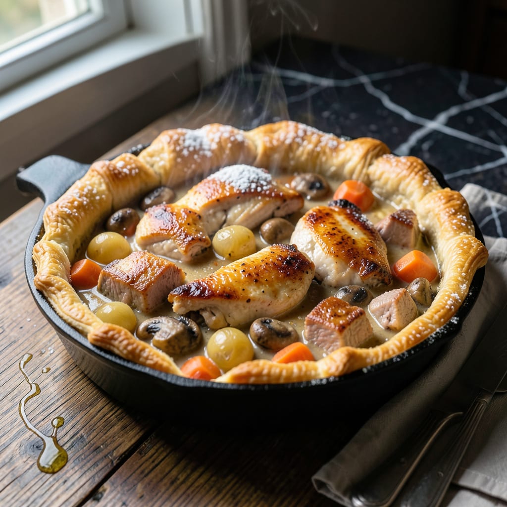 Pot Pue Recipe: Rustic French Hunter's Stew Simplified illustration with key details