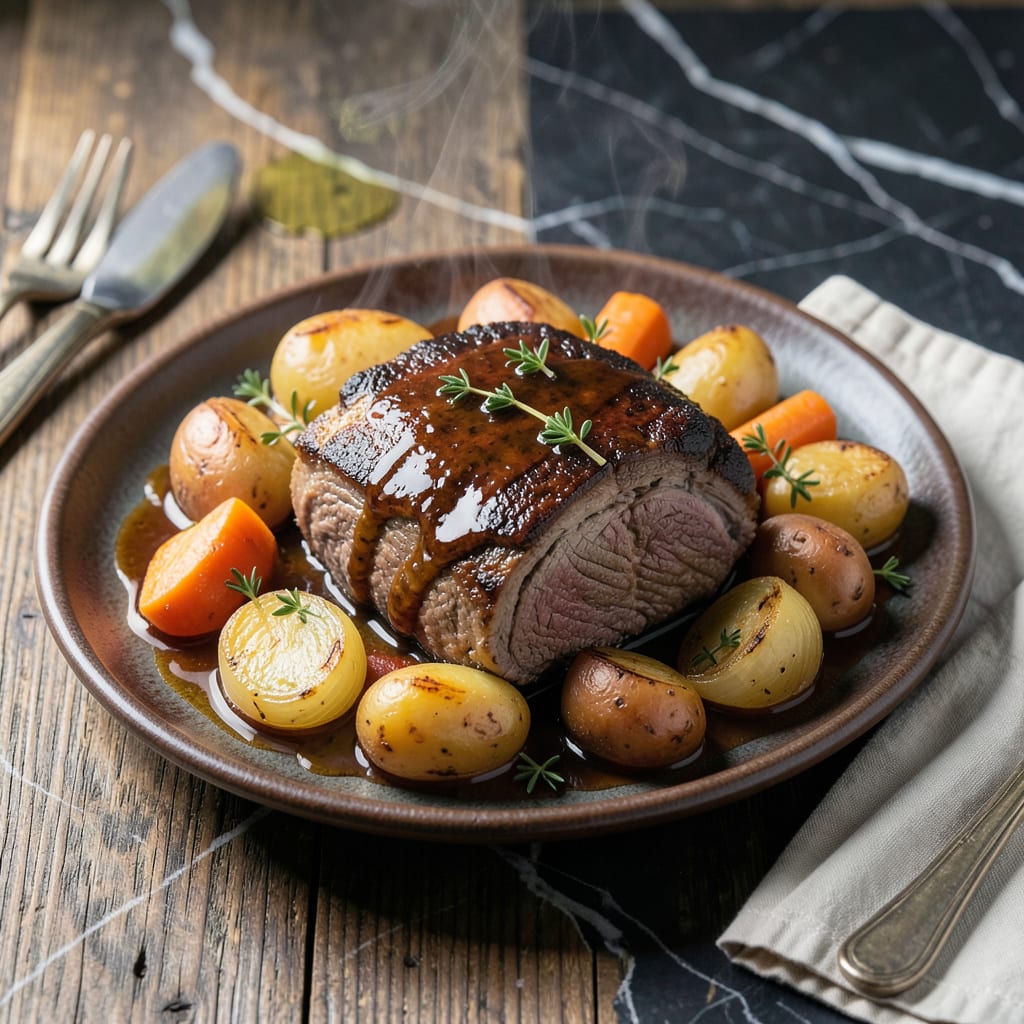 Complete Pot Roast Crock Pot Recipe Worcestershire Sauce: Fork Tender Beef with Rich Depth overview image