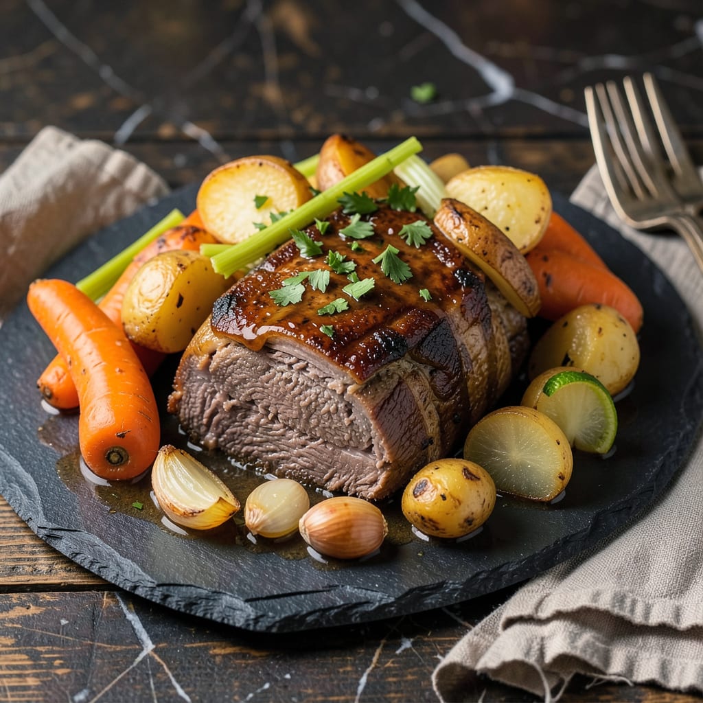 Visual representation of Pot Roast in a Bag Recipe: Fall Apart Tender with Zero Cleanup