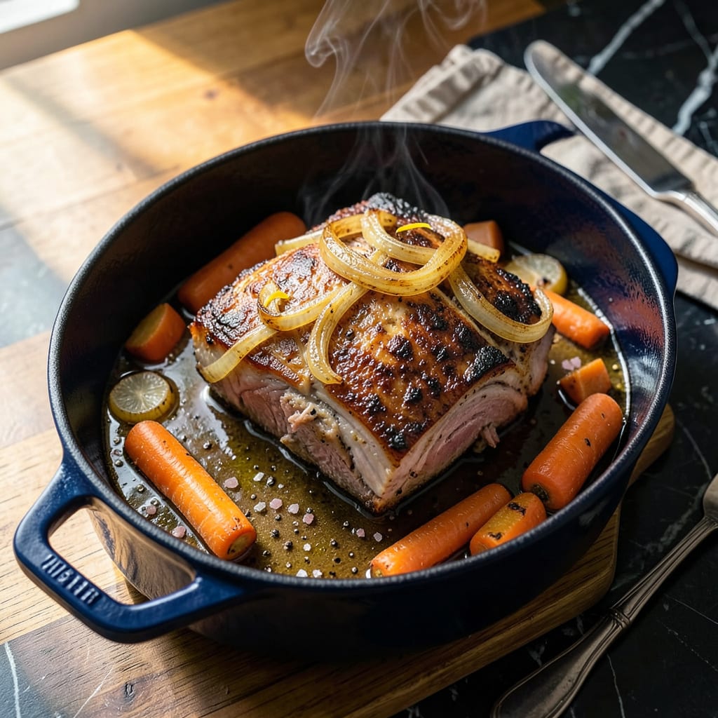 Pot Roast Pork Recipe: Fall Apart Tender with Rich Gravy example with annotations