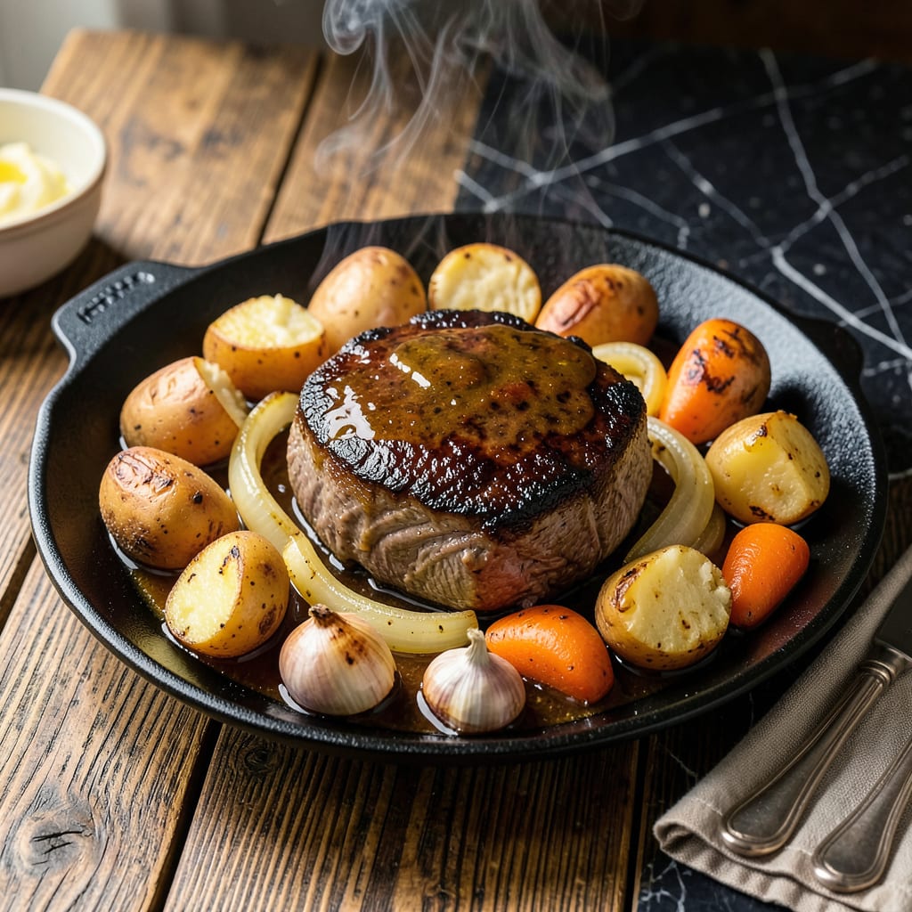 Pot Roast Recipe Crock Pot Italian Dressing: Effortless Herbed Beef With Vegetables example with annotations