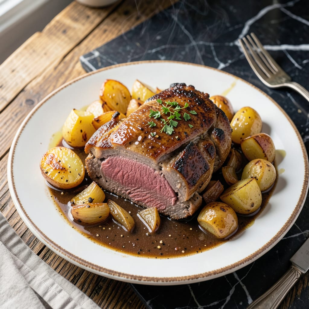 Comprehensive pot roast recipe for 10 people visual reference