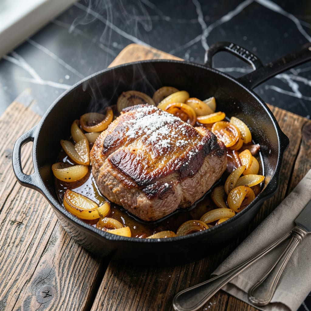 Pot Roast Recipe for 2: Intimate Dutch Oven Braise example with annotations