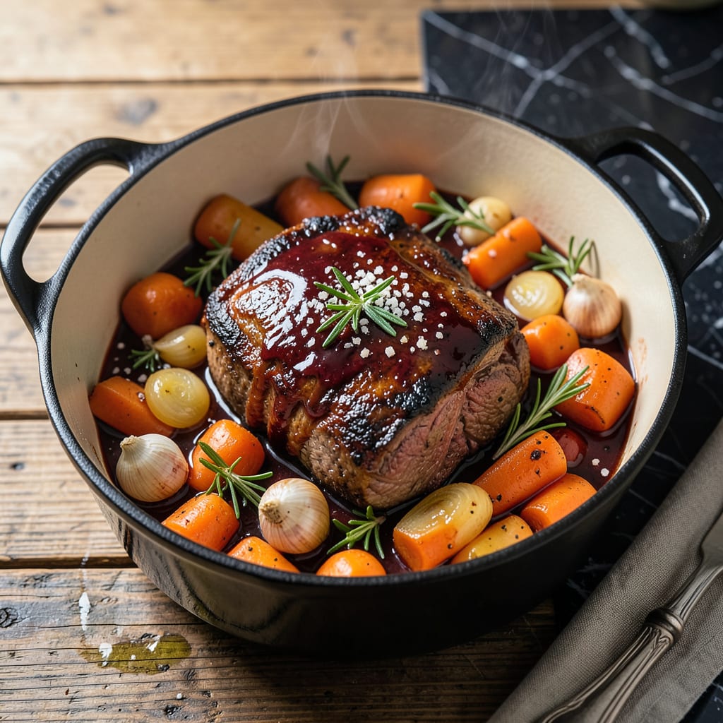 Comprehensive Pot Roast Recipe Ideas: Slow Braised Comfort With Red Wine Depth visual reference