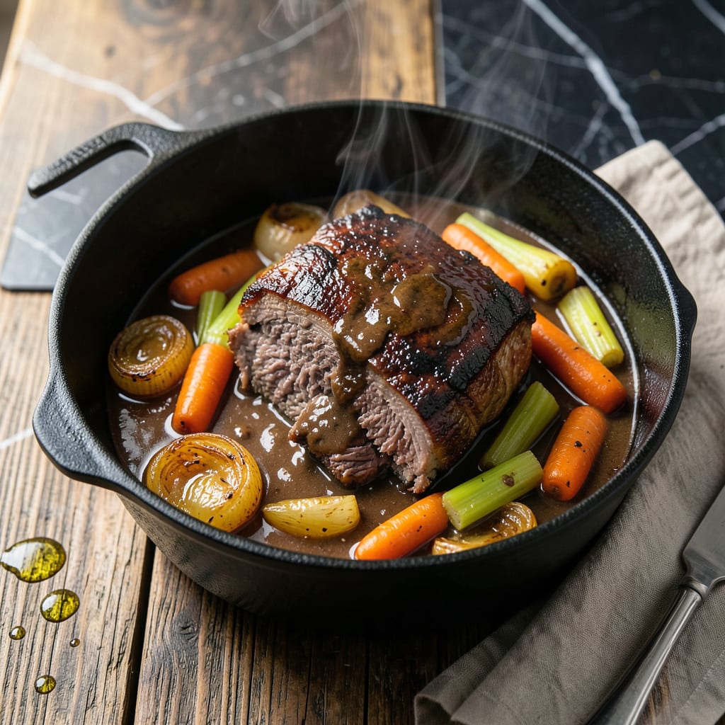 Visual representation of Pot Roast Recipe With Coffee: Deep and Rich Slow Cooked Comfort