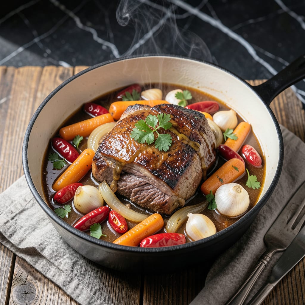 Pot Roast Recipe With Pepperoncini: Slow Cooked Tangy Tender Beef detailed visual guide