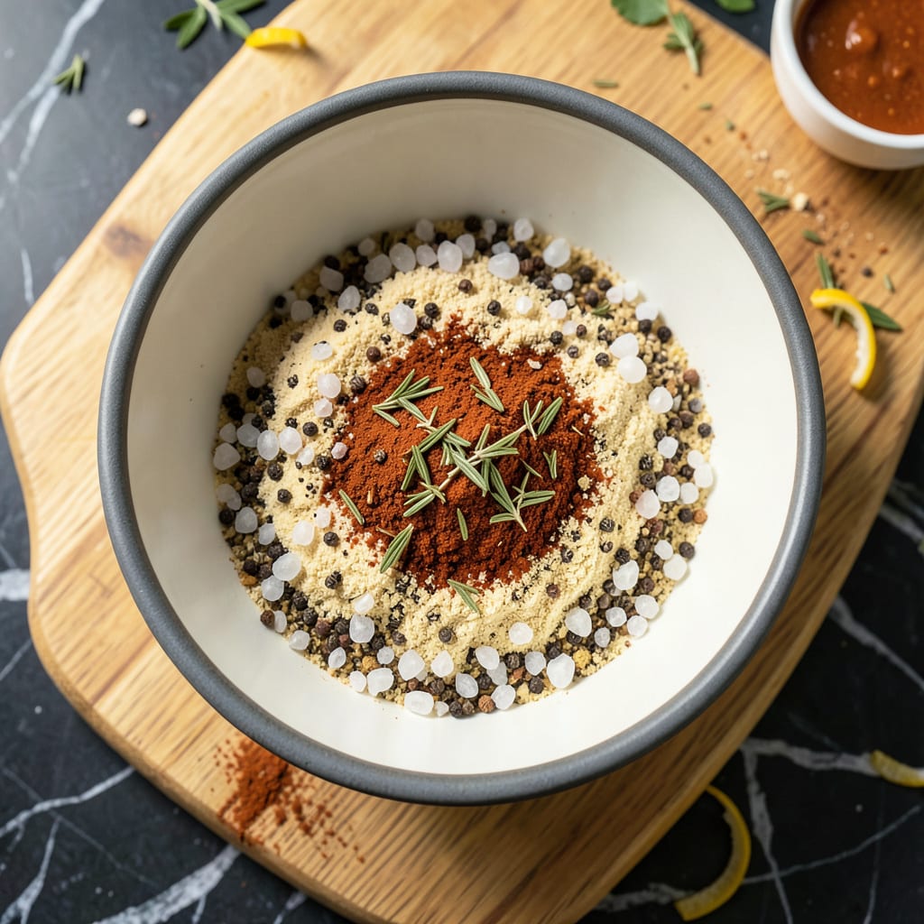 pot roast rub recipe illustration with key details