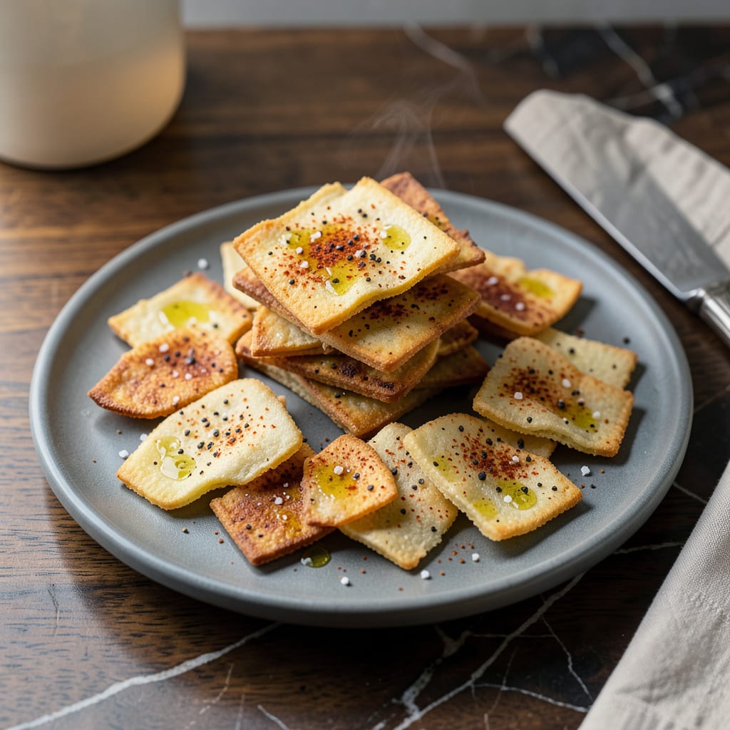 Visual representation of Potato Crackers Recipe: Crispy, Light, and Impossible to Resist