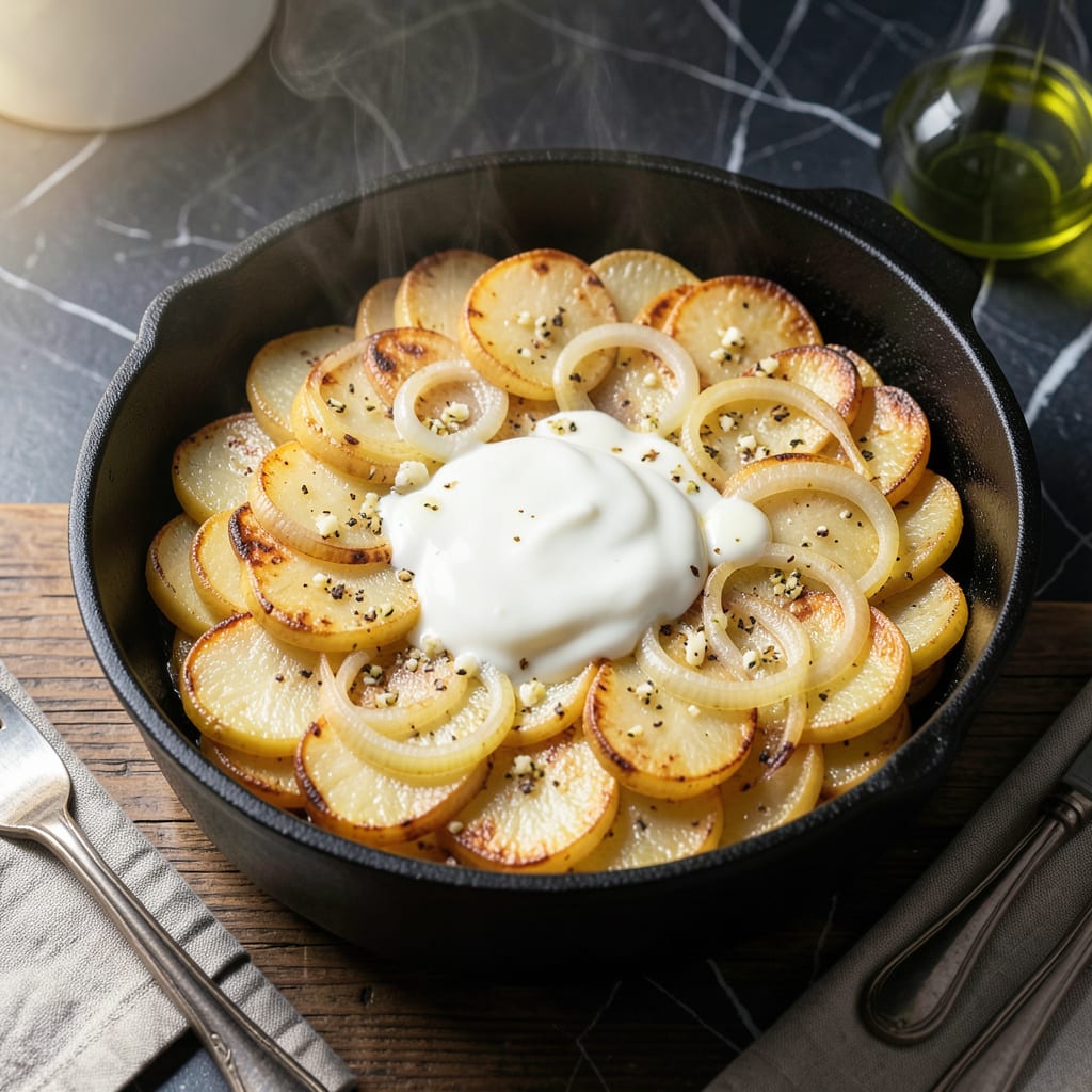 Complete potato hot pot recipe overview image