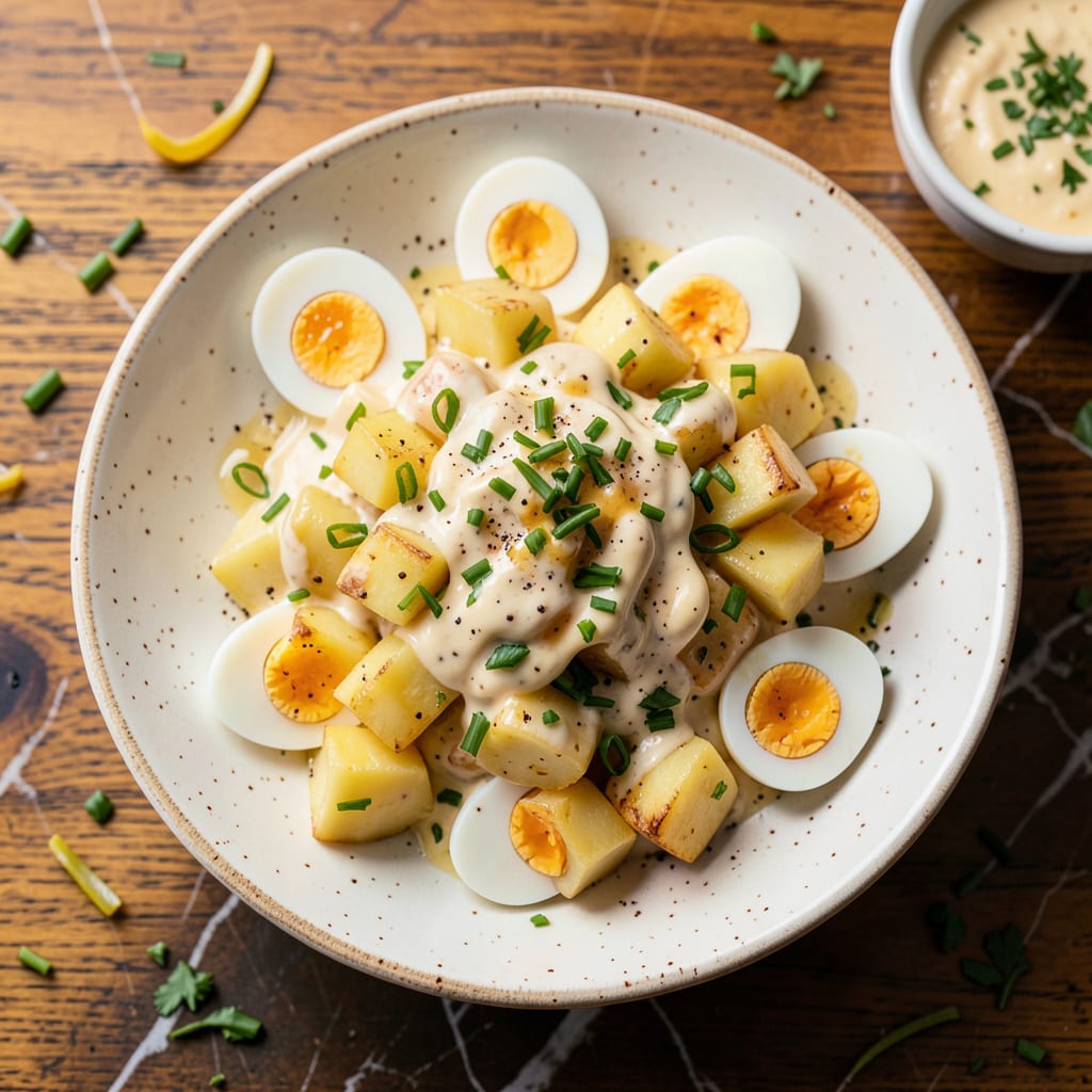 Potato Salad Recipe With Egg: Creamy, Tangy Picnic Essential example with annotations