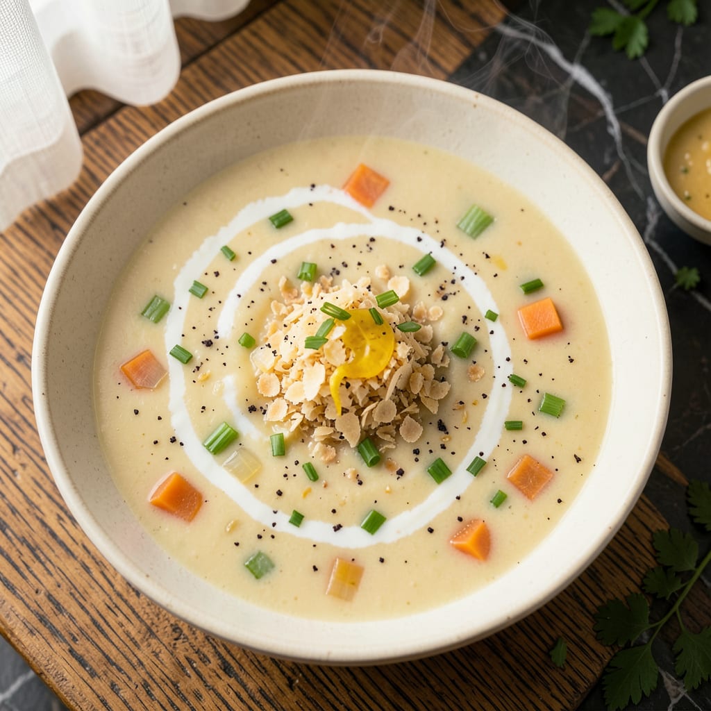potato soup recipe with instant potatoes illustration with key details
